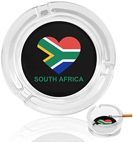 Loveубовта во Јужна Африка стаклени пепелници тркалезна лента за пепел симпатична убава сопственичка на пепел за декорација на палубата за внатрешни работи