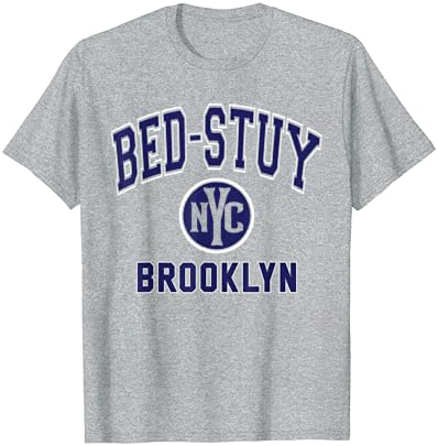 Кревет-Стуј Бруклин NYујорк Варсити стил на морнарица сина маица за печатење