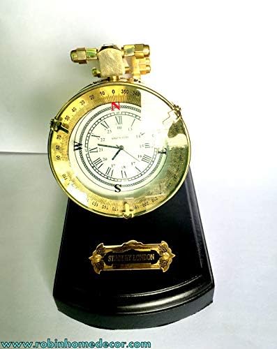 Робин извоз на табела за наутички стил, врвно преклопување на бело бирање колекционерски часовник со дрвена база Chritsmas подарок