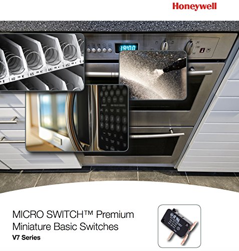 Honeywell V7-1C17D8 Micro Switch V7 Miniature Basic Switch, единечен пол со двојно фрлање, 15,10 A на 250 VAC, Pin Plunger