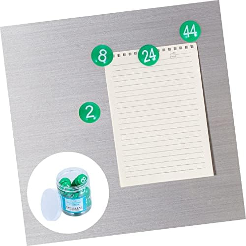 Stobok 2 кутии за табла играчки магнети билтенот табла за домашни пини канцеларии плочки пораки зелена боја за едукација на нокти