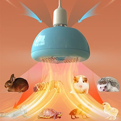 HBIAO reptile топлинска ламба, грејач на миленичиња, 2W/75W/150W 3 режими Прилагодлива функција за напојување и осветлување, за