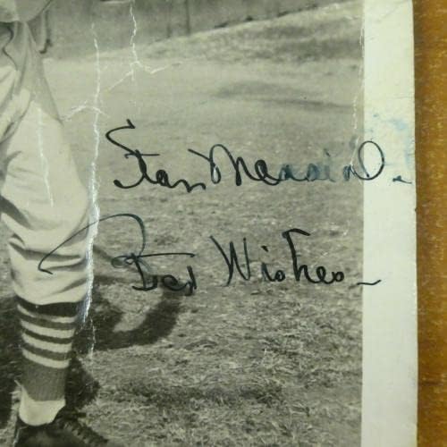 Стен Музиал Бејзбол Хоф Гроздобер потпиша 5x7 фотографија со JSA COA - Автограмирани фотографии од MLB