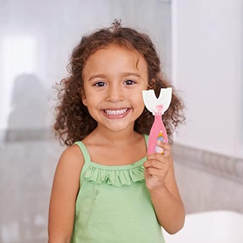 Детска четка за заби во облик на заби со цела уста за заби, четка за заби за заби, четка за заби Деца кои тренираат заби за чистење четка за орално