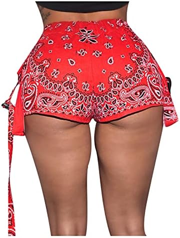Атлетски шорцеви за жени за жени кои се обидоа со високи половини, јога удобни кратки панталони памучни панталони лето со џеб