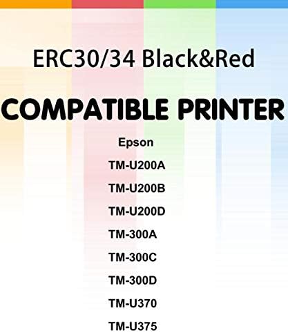 GTS Компатибилен РКЕ-30BR ERC30B/R РКЕ-34 РКЕ-38 ERC30 Лента се Користи за Epson ERC38 ERC30 NK506 DPN2700 TMU370 TMU375 Пос Машина