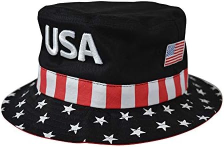 DISHIXIAO САД Бејзбол Капа Поло Стил Прилагодлив Везени Тато Шапка Со Американско Знаме За Мажи И Жени