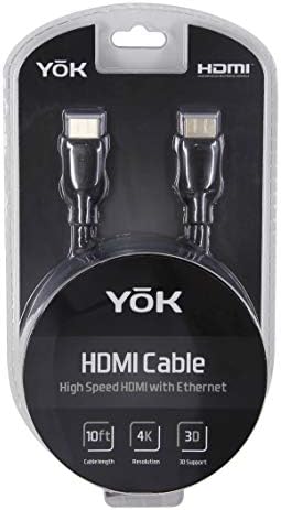 ЈОК 10 Нога HDMI 2.0 Премиум Кабел-Одлично За Игри, Филмови и Многу Повеќе.