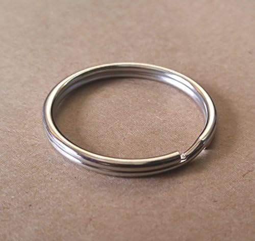 Клучни прстени на големо 25 - 1 Клучни прстени - Тешки и издржливи врвни и трајни врвни врски на прстенот со специјалистичка лична карта