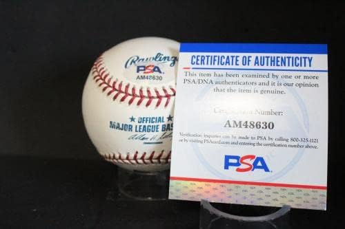 Боби Томсон Потпиша Бејзбол Автограм Авто Пса/ДНК АМ48630 - Автограм Бејзбол Топки
