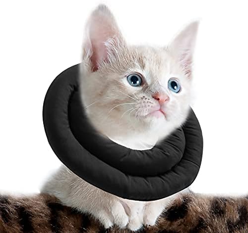 Прилагодлива јака од конус на мачки, поставена со мек полиестер за после операцијата за анти -лижење