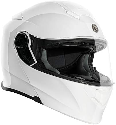 TORC T28B Bluetooth Интегрирана кацига за мотоцикли со целосна лице со цврста боја