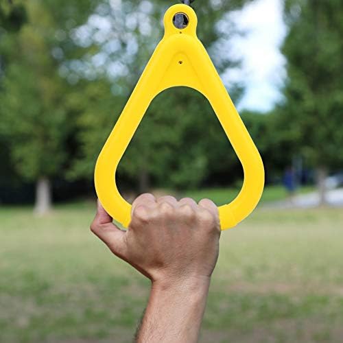 Децата за сончање на Sunshineface се повлекуваат прстен, пластични жолти летачки теретани за спортска игра на отворено во затворено фитнес опрема