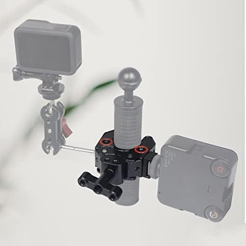 Супер прицврстувач, монтирање на стегач со камера со лоцирање на игла за ARRI стандард, 1/4 -20 & 3/8 -16 Разновидни силни додатоци
