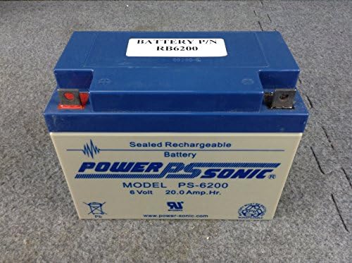 Powersonic PS-6200-6 Volt/20 AMP час запечатена батерија на олово киселина со терминал за завртки за орев