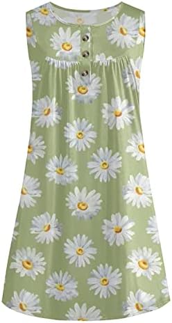 Дами бохо фустан со џебно летно цвеќе копче за печатење по миди фустани случајно лабава фустан од плажа на плажа