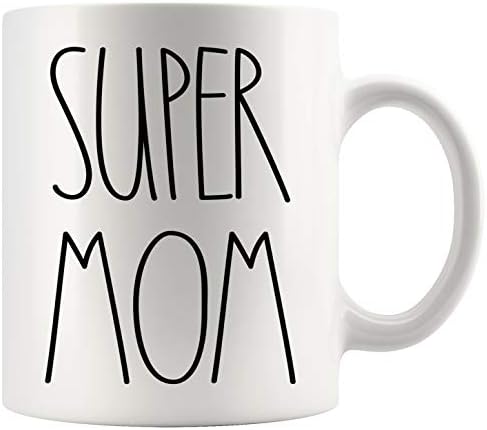 Супер Мамо Кафе Кригла - Супер Мајка Кригла - Супер Мајка Роденденски Подароци-Подароци За Божиќ-Роденден-Семејство-Среќен Божиќ-Најдобра Мајка