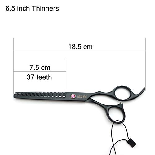 7,0 Инчи Професионални ножици за чистење на косата поставени со брич
