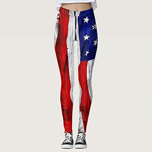 Печатените спортски хеланки на XQXCL дами, печатени спортски панталони јога панталони за жени пакувања