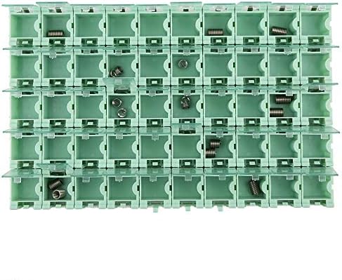 50 парчиња SMD кутија Електронски компоненти Делови за делови за лабораториски лабораториски лаборатории за складирање мини алатки