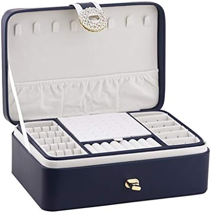 Повеќеслојна Кутија За Складирање Со голем Капацитет Врвна Луксузна Кутија За Организатор На Накит За Принцези Во Европски Стил Обетки