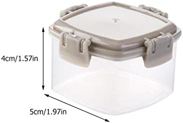 Хемотон 4 парчиња Чаши За Зачини Контејнери Со Капаци Сад За Облекување Салата Мали Контејнери За Складирање Храна За Кутија За