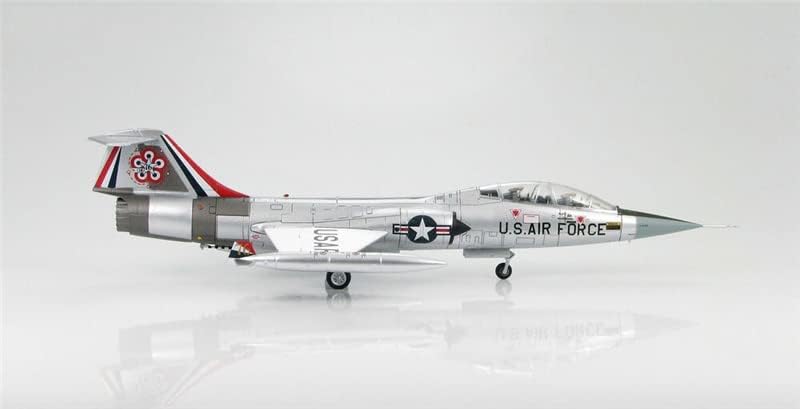 Хоби мајстор Локхид TF-104G Starfighter, USAF 58th TTW, 418. TFTS, Luke AFB, AZ, US Bicentennial 1976 Limited Edition 1/72 Diecast Aircraft Pre-Build