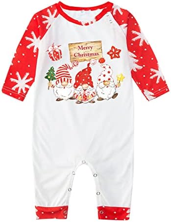 Семејната пижама во Дијаго го поставува Божиќ, совпаѓајќи маичка со долг ракав и панталони PJ ноќна облека поставена за дневна облека за