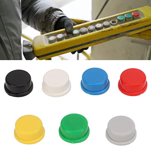 350 парчиња тактилно копче за тактилно притискање капа 7 боја ABS пластична замена на копчето за притискање за леб A24