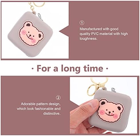 Keseoo Keychains Cartoon Carting Key Ring For Pendants Pendant USB кабел за складирање торбички за цртани клучеви за цртани прстени за приврзоци