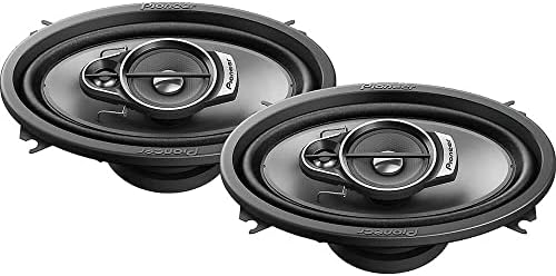 Pioneer TS-A462F A Series 4 X 6 3-насока, 210 W MAX Power, јаглерод/мика-засилен IMPP конус, 11мм твитер и 1-5/8 конус средно-коаксијални