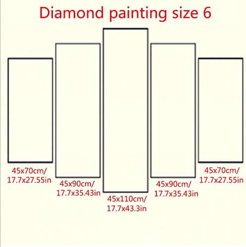 Големи комплети за сликање со дијаманти за 5D DIY за возрасни деца со целосна вежба дијамантска уметност rhinestone dots уметност дијамантски