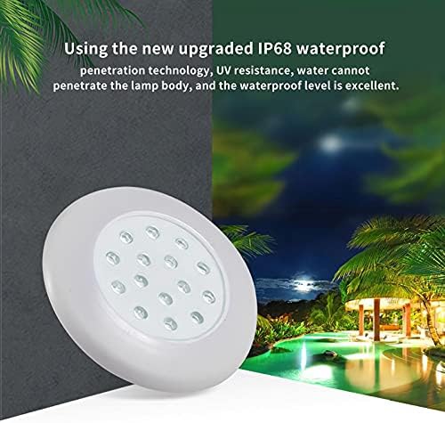 N/A ABS LED LED базен светло IP68 водоотпорно осветлување Подводни ламби AC12V Wallидни ламби Потопени RGB светла