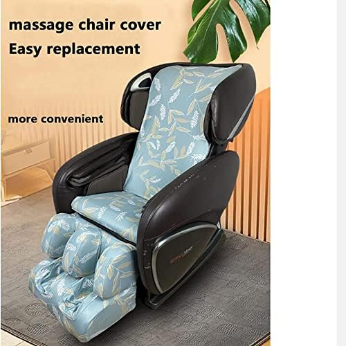 Gycdwjh Целосно покритие за столче за електрична масажа, за целото стол за масажа на телото, изолирана домашна обвивка затегнати
