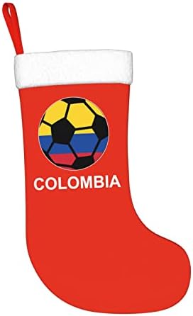 Вејмај Колумбија Фудбал Божиќно порибување 18 инчи Божиќ што виси чорап класичен празник за украсување чорапи