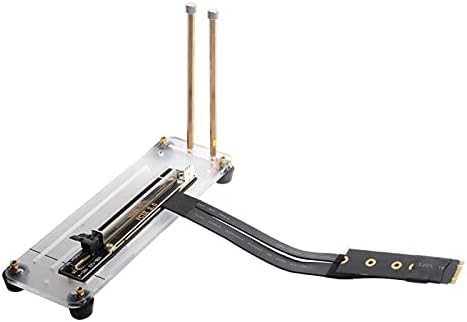 Конектори ngff m.2 m-клуч до PCI-E x16 женски слот адаптер продолжение кабел 90 степени графичка картичка вертикална држач за заграда на графички