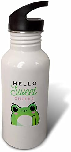 3drose Здраво слатки образи - симпатична каваи жаба смешен хумор за бања. - шишиња со вода