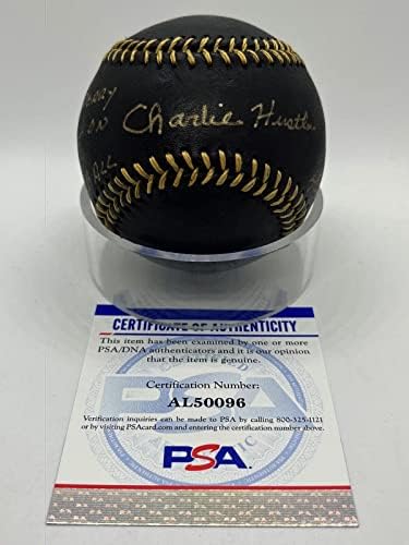 Пит Роуз Чарли Хастл Извинете Се Обложувам На Потпишан Автограм Бејзбол Пса днк *6 - Автограм Бејзбол