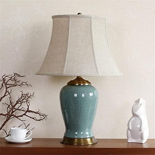 Fksdhdg керамичка маса ламба европски стил дневна соба студија за декорација маса ламба кинески стил спална соба кревет ламба