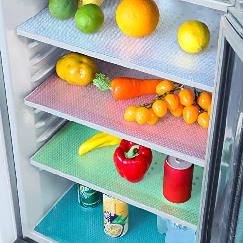 Бахук 18 парчиња ладилки за ладилки, ладилници за ладилница, што се перат, лагерски облоги за стаклени шкафови за замрзнување, фиоки за