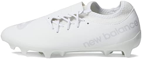 Нов биланс Унисекс фурон V7 Диспечер ФГ Фудбалски чевли, бело/бело, 9 американски мажи