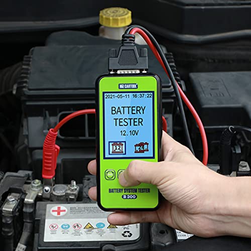 MR Cartool B300 тестер за оптоварување на батеријата за автомобили 12V/24V 100-2000 CCA автомобилска анализа на батерии за полнење на системот