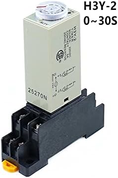 Svapo H3Y-2 0-30S напојување на тајмер за реле за одложување DPDT 8pins Напон: 220V 110V 24V 12V