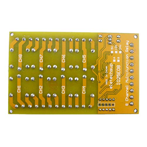 EletechSup DC 24V 8CH Мултифункционална моќност на секвенционер на секвенца на секвенци на прекинувач за заклучување на самостојниот