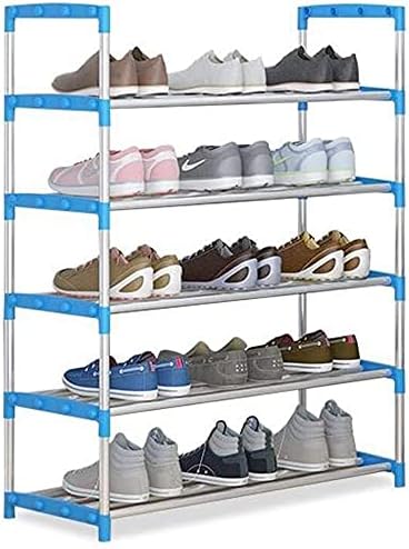 Организатор за складирање на метални чевли со чевли AOOF, Hode до 15 пара чевли Организатор, ходник или дневна соба
