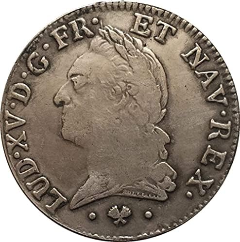 1774 Француска монета чиста бакарна позлатена сребрена карпеста монети занаетчиска колекција Колекција комеморативна монета