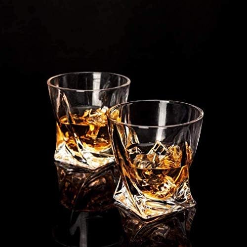 Виски за создавање стил на виски, виски стакло, премија кристал старомоден стаклен коктел стакло за виски, шкотски или бурбон, подарок за