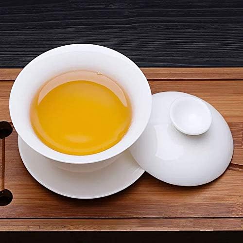 Emers gaiwan 2 поставува бели порцелански чаши 110ml tureen sancai cover чинија за лабава чај еспресо/23