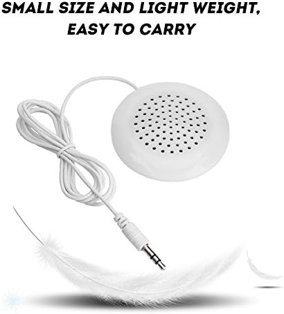 Звучник за перници за заклучување на DIY, преносен мини стерео звучник од 3,5 мм за MP3 телефон преносен ЦД