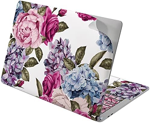 Cavka Vinyl Decal Skin компатибилна за MacBook Pro 16 M1 Pro 14 2021 Air 13 M2 2022 Retina 2015 Mac 11 Mac 12 лаптоп рози Hortensia Симпатична